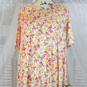 Agnes & Dora Swing Tunic Cheerful Buds Yellow. NWT